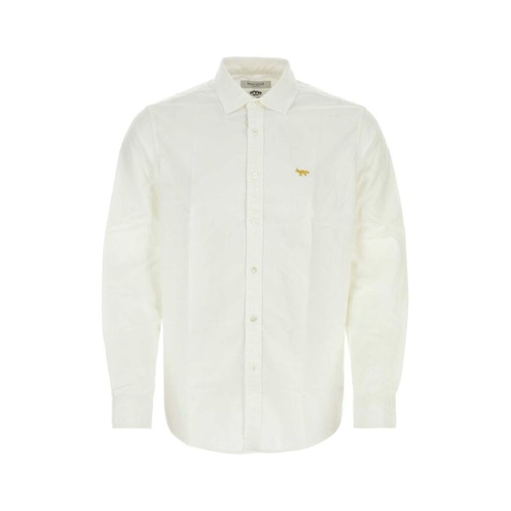 Junya Watanabe Men White Poplin Junya Watanabe X Maison Kitsune Shirt